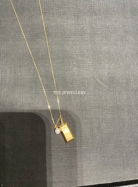 测试推荐18K金小金条项链