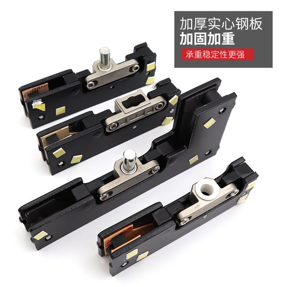 Glass door 304 stainless steel thickened door clamp upper and lower clamps