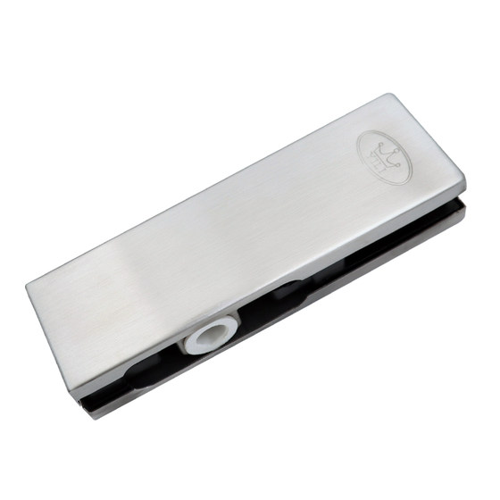 Glass door 304 stainless steel thickened door clamp upper and lower clamps