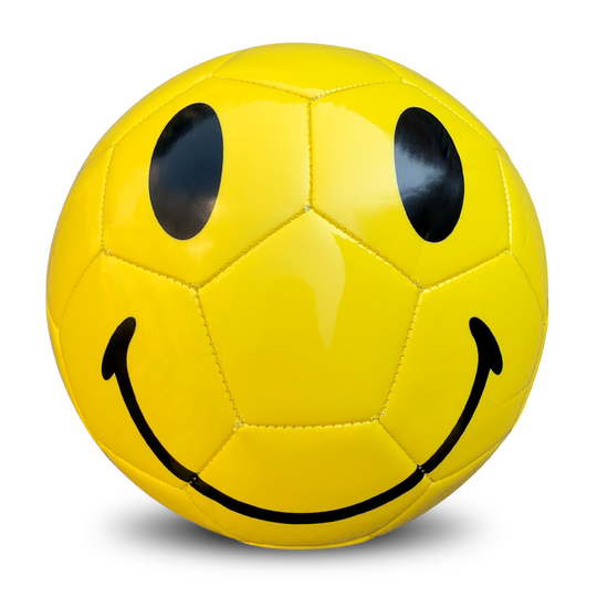 Football yellow smiley Meister can be customized