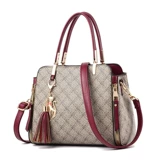 Вместительная и большая универсальная портативная сумка через плечо для матери, из натуральной кожи, коллекция 2023