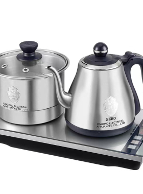 Seko新功W26底部上水电热水壶家用茶台烧水壶保温一体全自动茶炉