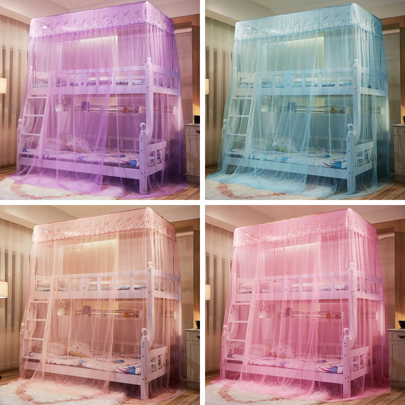 公主风儿童子母床蚊帐上下床高低双层床C1.35m梯形上下铺1.2m1.5,淘宝优惠券,粉丝福利购,淘宝优惠卷