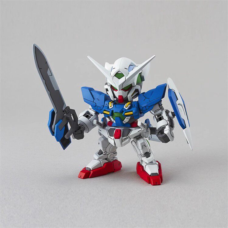 万代 SDEX 003 能天使高达 Q版SD BB战士 EXIA 拼装模型 现货 - 图0