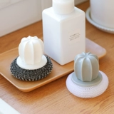 Стальная проволка для домашнего использования, гигиеническая ручка, губка для ванны, кактус