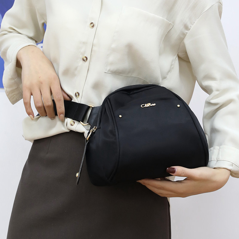 女2023新款质感尼龙百搭妈妈斜挎包 米格莱思女士包袋