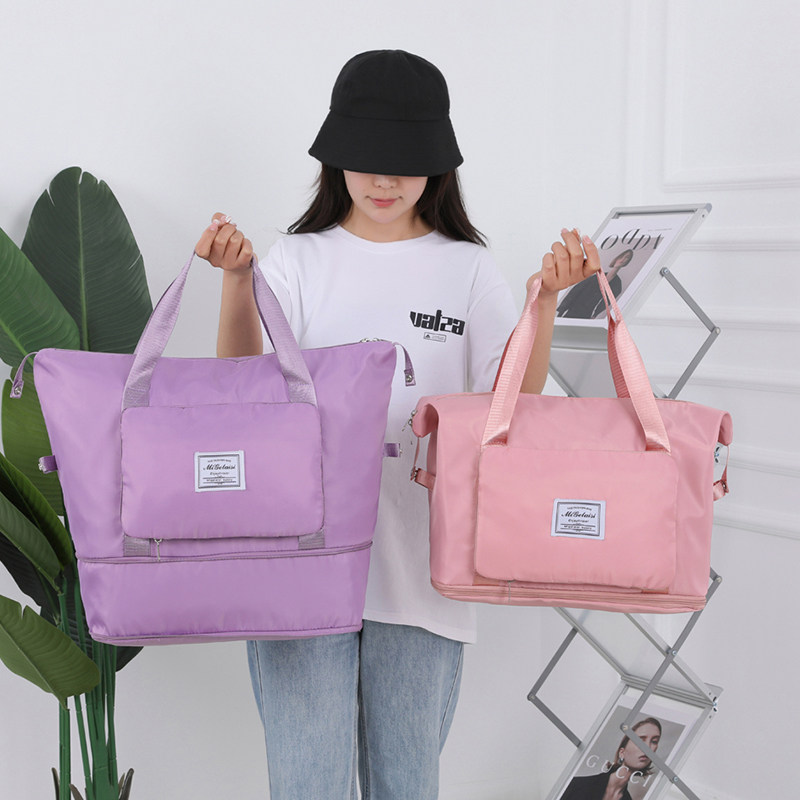 行李袋子女大容量短途轻便收纳包 米格莱思旅行袋