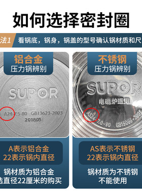 高压锅密封圈通用胶圈老式压力锅矽胶内圈皮圈垫圈的配件