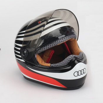 4S shop customized Audi bear doll ຕົບແຕ່ງພາຍໃນຂອງຂວັນ teddy bear plush toy helmet bear racing bear doll