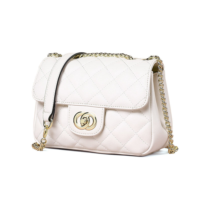 小ck 2020新款真皮小香风菱格链条包 lollipops女士包袋