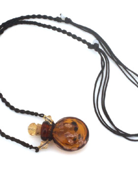 香水精油瓶项链琉璃大容量朱砂女