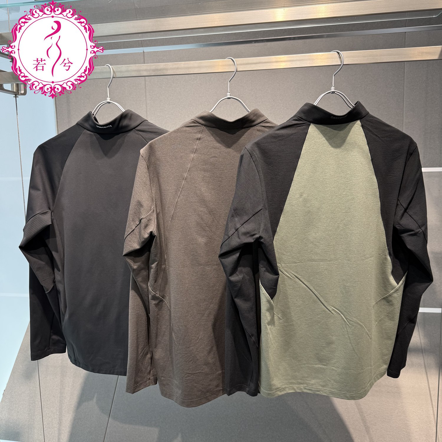 DESCENTE迪桑特2025秋冬男士运动健身吸湿速干长袖卫衣D5431TTL57 - 图0