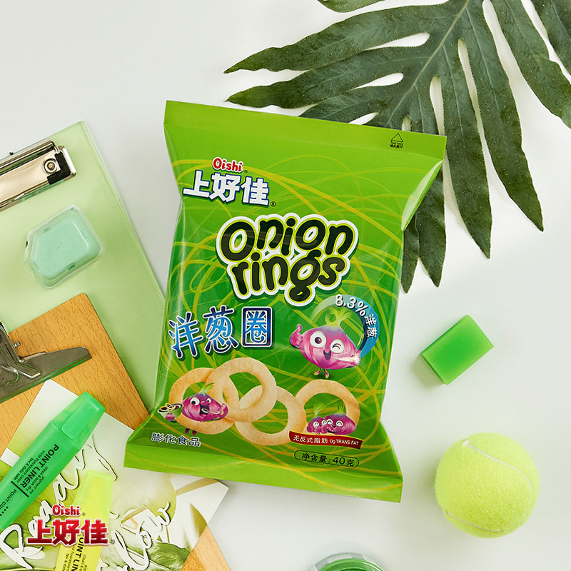 上好佳鲜虾片薯片栗米条洋葱圈虾条休闲膨化小零食礼包小包装批发