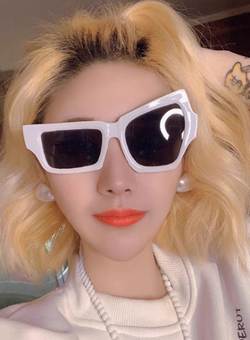 芮视不规则搞怪男女挑眉墨镜