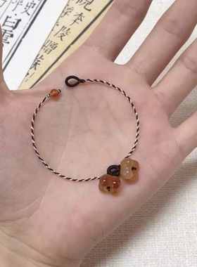 敲惊艳小桂花手工编织手绳小众