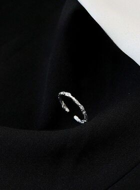 糖纸戒指女简约设计感小众轻奢素