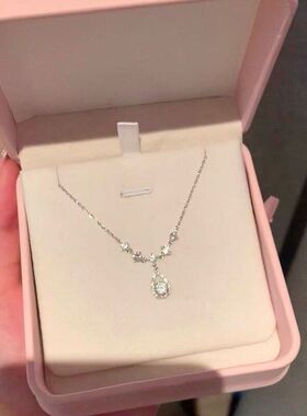 人鱼之泪项链女款2025新款轻奢