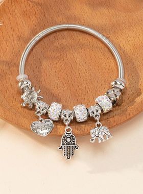 潘家手链欧美跨境DIY串珠手镯多