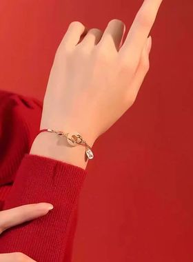 本命年手链女款灵蛇平安扣