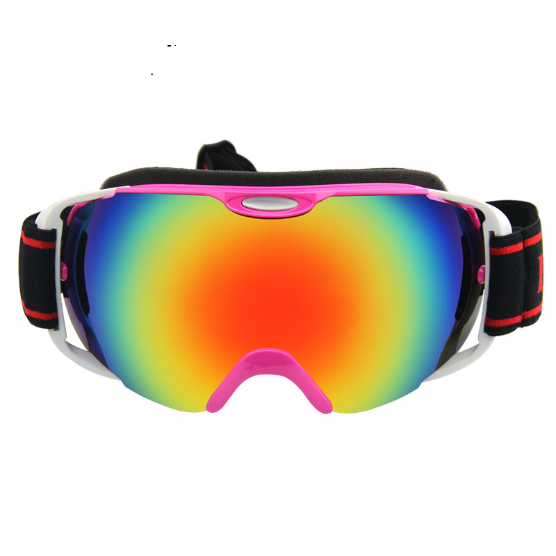 专业滑雪男女防雾滑雪镜可卡雪镜 仁威滑雪镜