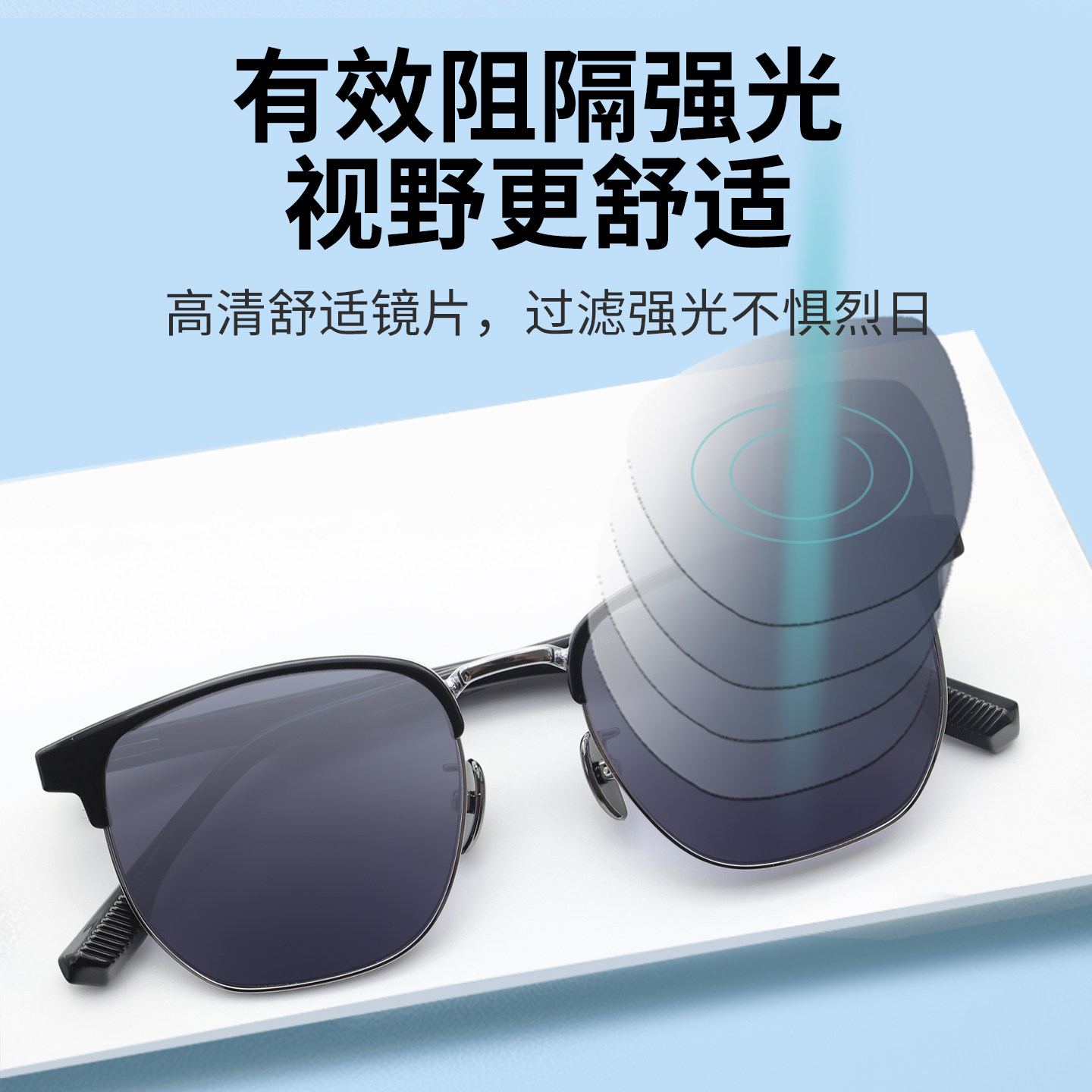 新款老花墨镜太阳眼镜一体智能变焦老花镜自动调节度数男开车钓鱼,淘宝优惠券,粉丝福利购,淘宝优惠卷