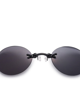 夹鼻太阳镜黑客帝国墨菲斯夹片