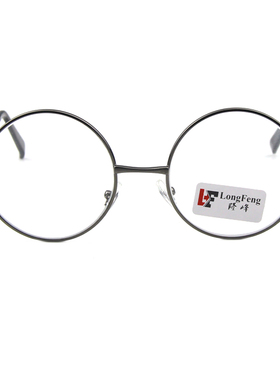 天然水晶石头眼镜复古太阳镜圆框开车司机正品无色石头镜清凉养眼