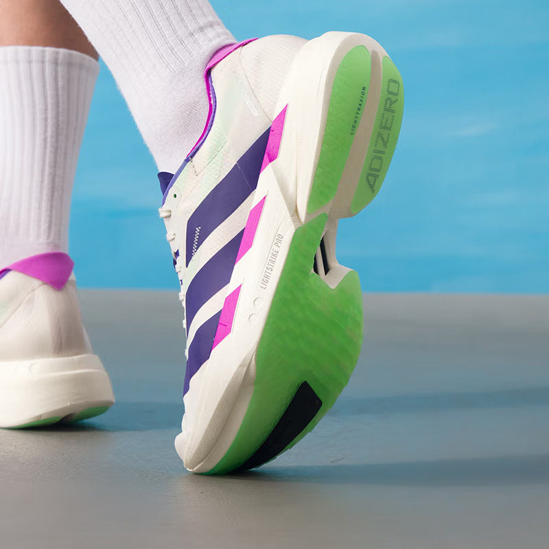 Adidas阿迪达斯男鞋ADIZERO ADIOS PRO 4 M缓震运动跑步鞋JR1656 - 图2
