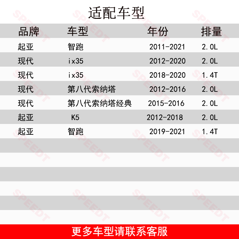 适配现代IX35第八代索纳塔经典起亚K5智跑高流量空气滤芯进气风格 - 图0