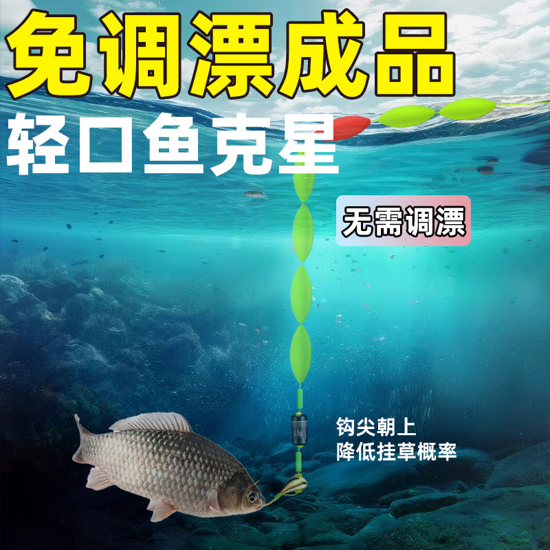 新款七星漂线组超醒目大漂豆小金砣朝天钩防挂底草洞专用钓鱼套装,淘宝优惠券,粉丝福利购,淘宝优惠卷