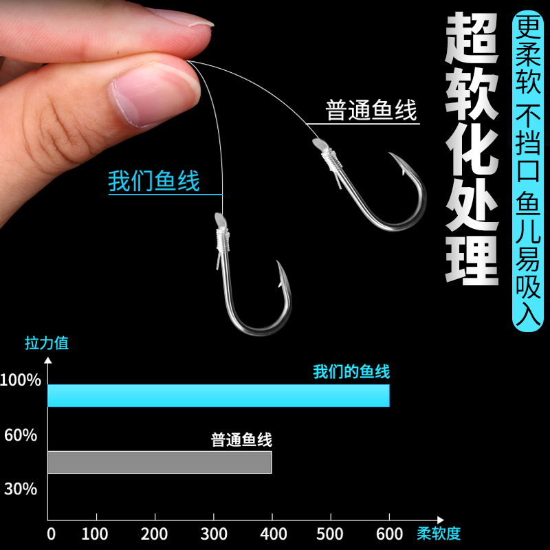 正品尼龙品牌进口鱼线海杆高端路亚超柔软主线子线强拉力海竿专用