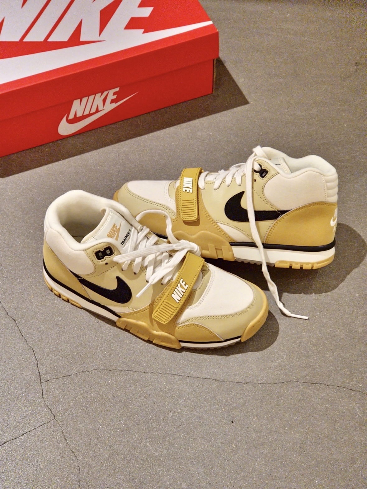 Nike/耐克 OUTLETS  Air Trainer 1 男子运动蓝球鞋DV7201-100 - 图3