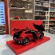 Spot 1 18 higher than the United States Ferrari Purosangue metallic red 2025 Taita limited alloy car model