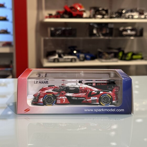 In stock 1 43 SPARK Toyota GR010 hybrid car #7 #8 2025 Le Mans 24h endurance car model