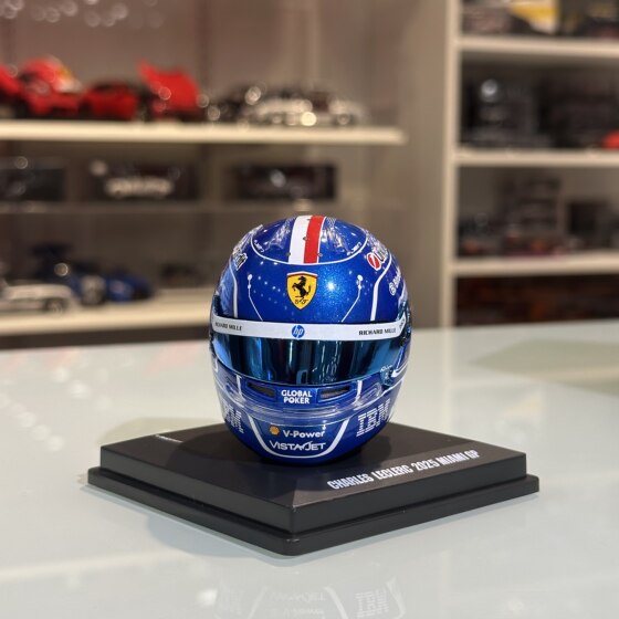 1 in 5 LookSmart 2025 Leclerc Miami Special Painted Helmet Models Now
