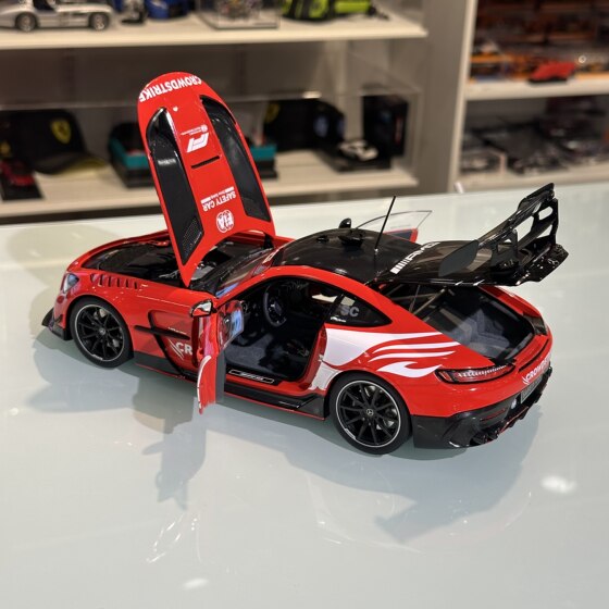 Now 1 18 Mini Cut Mercedes AMG GT Black Series F1 Safety Car 2025 Alloy Car Model