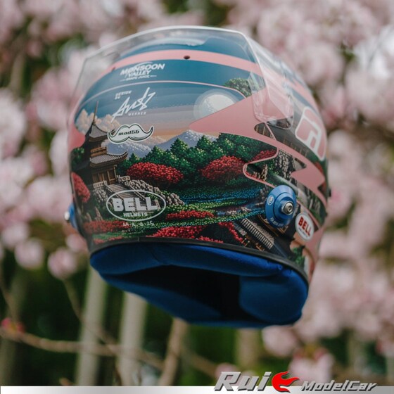 Pre 1 5 Spark Albon Williams Racing 2025 Japan China F1 Helmet Model