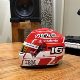 1 2 BELL Leclerc Hamilton’s new sponsor Ferrari F1 helmet model for the second half of the 2025 season