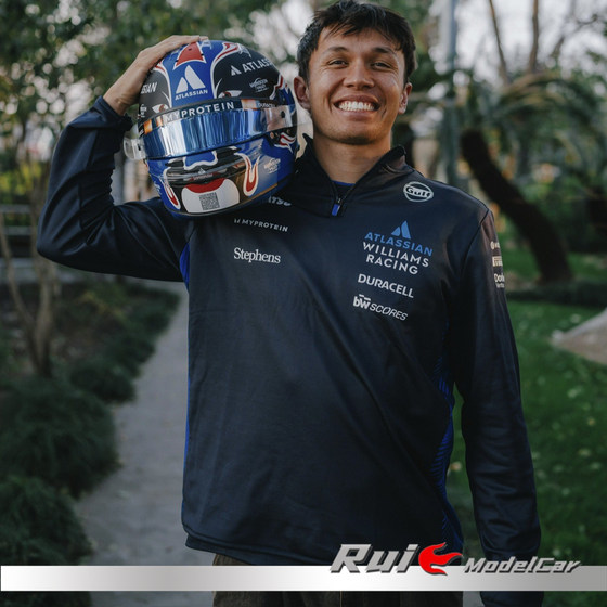 Pre 1 5 Spark Albon Williams Racing 2025 Japan China F1 Helmet Model