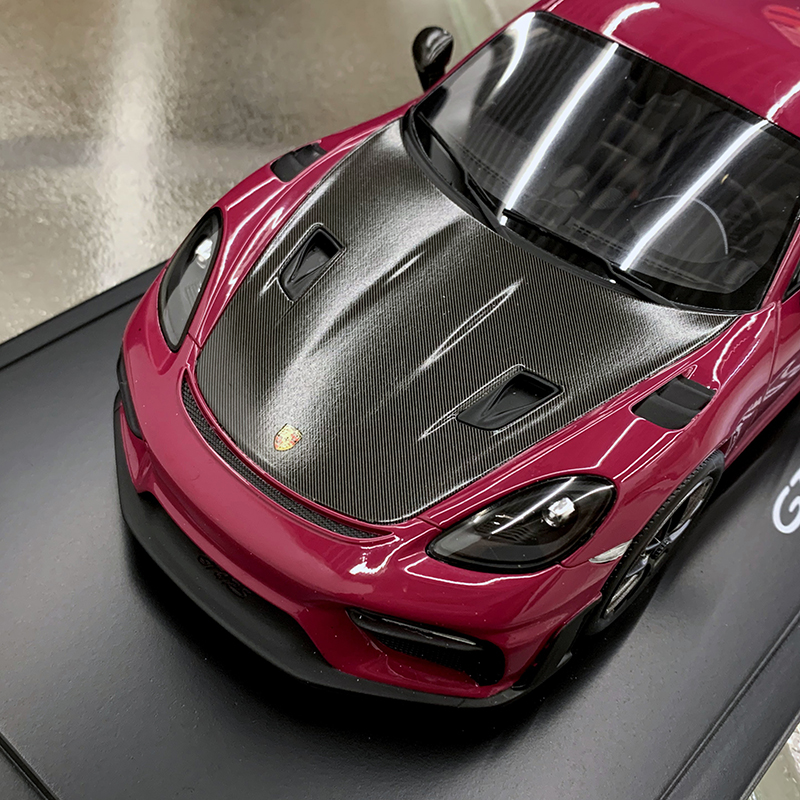 预1:18德国保时捷原厂Porsche 718 Cayman GT4 RS 2021汽车模型 - 图2