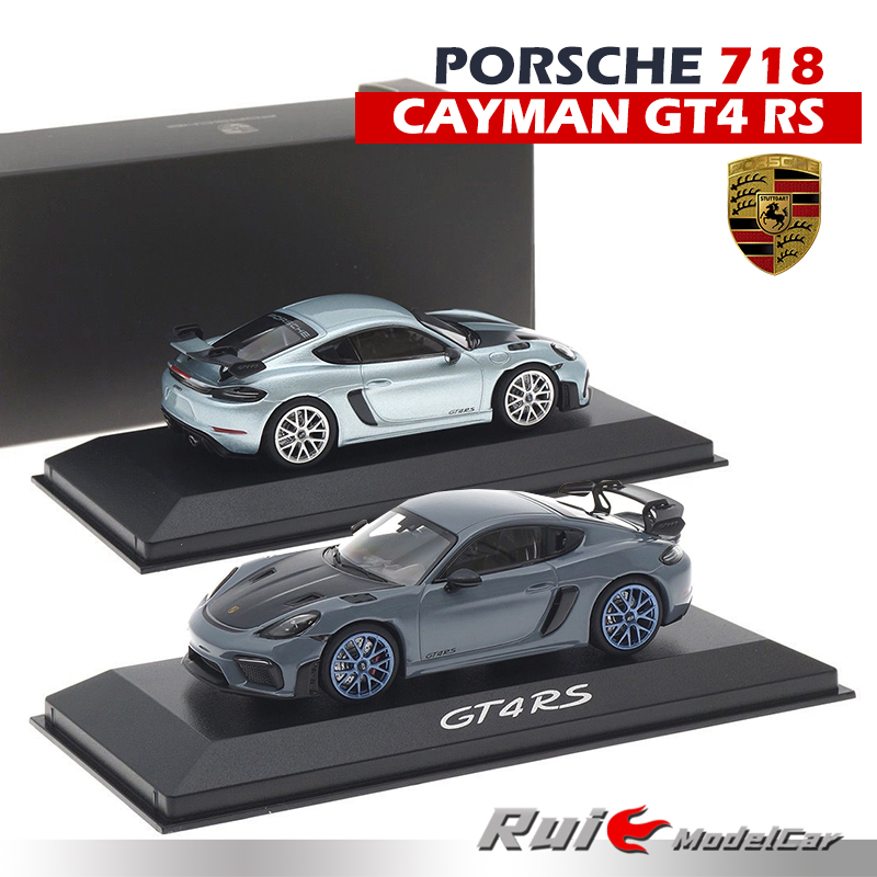 1:43德国保时捷原厂Porsche 718 Cayman GT4 RS仿真汽车模型 - 图0