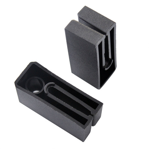 828型铝合金门窗附挡推拉窗护挡塑料副挡限位块平移窗户滑轮付挡 - 图1