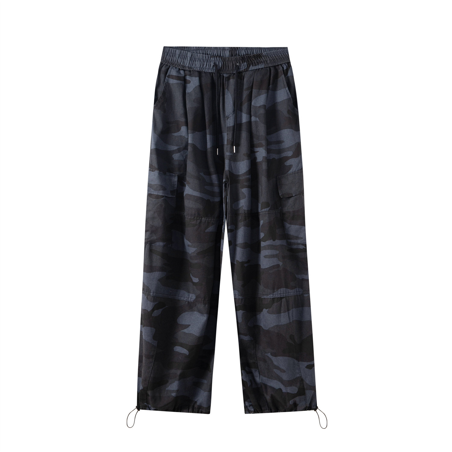 妈个鸡妈 ins美式春季复古迷彩阔腿工装裤男女宽松直筒休闲裤子潮,淘宝优惠券,粉丝福利购,淘宝优惠卷