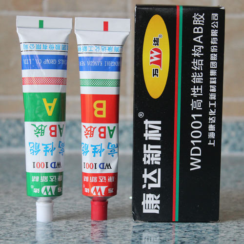 上海康达新材ab胶水wd1001高性能结构ab胶强力耐高温正品万达80g - 图0