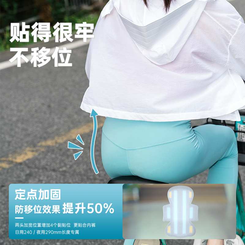 【医护级】小妮卫生巾宽芯久坐防前漏超薄加宽尾翼日夜用姨妈巾