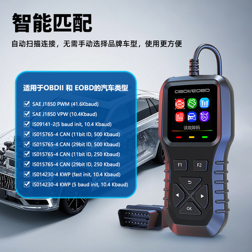 2026年新款obd汽车检测仪发动机故障诊断电脑故障灯消除年审预检 - 图3