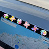 Small windmill rotating gyro car interior accessories ornaments decoration