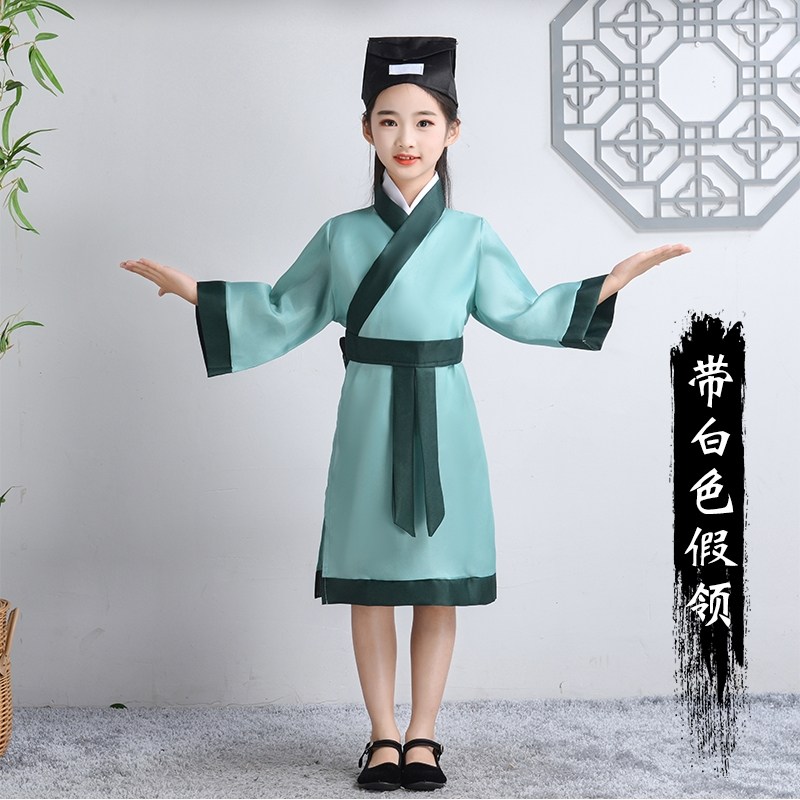 幼儿园三字经弟子规孔子开笔礼汉服 哈萌民族服装/舞台装
