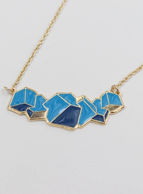 台湾镀金卡通饰品手工项链