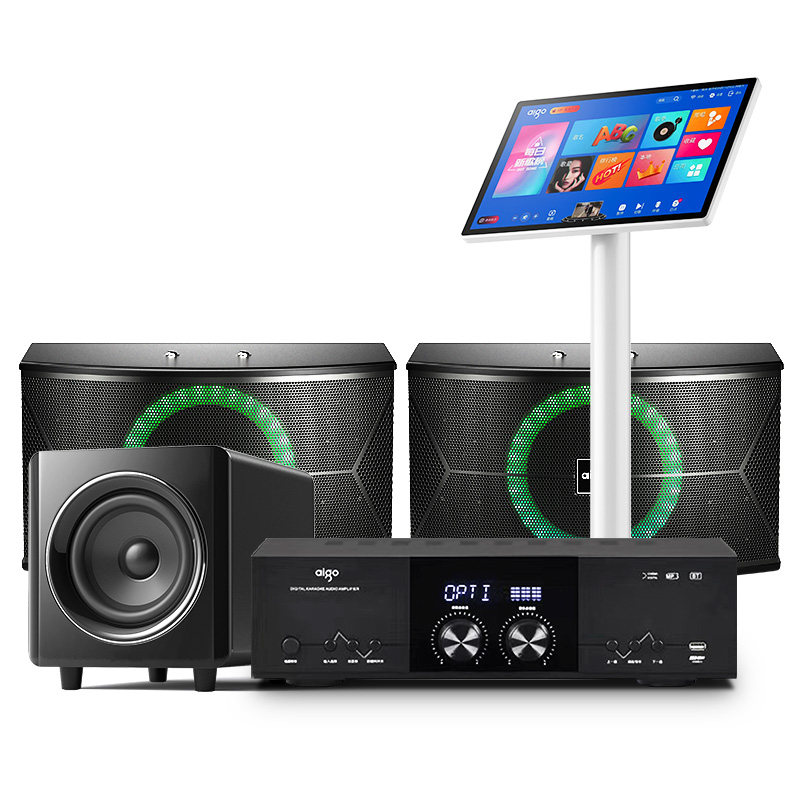 爱国者家庭ktv套装全套点歌机音响 创科电器KTV/卡拉OK音箱